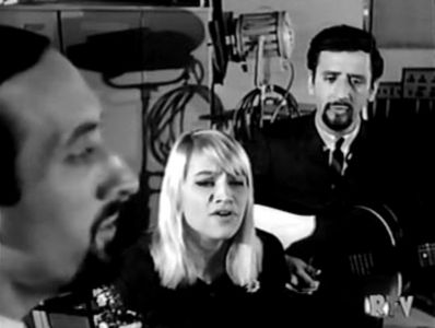 N. Paul Stookey, Mary Allin Travers, Peter Yarrow, and Peter Paul & Mary in The Jack Benny Program (1950)