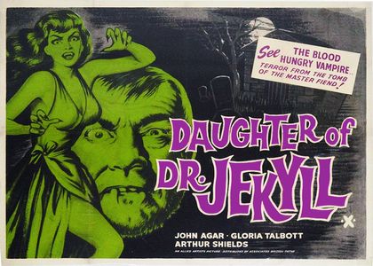 Arthur Shields and Gloria Talbott in Daughter of Dr. Jekyll (1957)