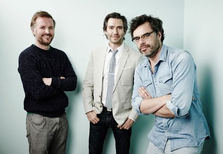 Jemaine Clement, Emanuel Michael, and Stu Rutherford at an event for What We Do in the Shadows (2014)