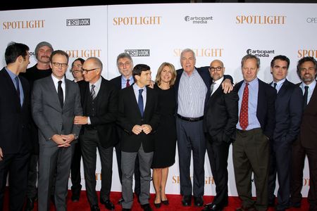 Michael Keaton, Liev Schreiber, Billy Crudup, Stanley Tucci, Ben Bradlee Jr., Brian d'Arcy James, Tom McCarthy, Mark Ruf