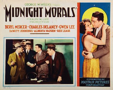 Charles Delaney, E. Mason Hopper, DeWitt Jennings, Rex Lease, and Alberta Vaughn in Midnight Morals (1932)