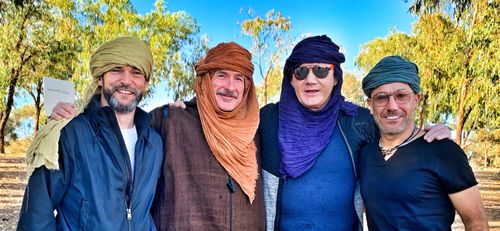 Fred Sirieix, Luke Campbell, Gordon Ramsay & Gino D'Acampo on location in Morocco shooting 