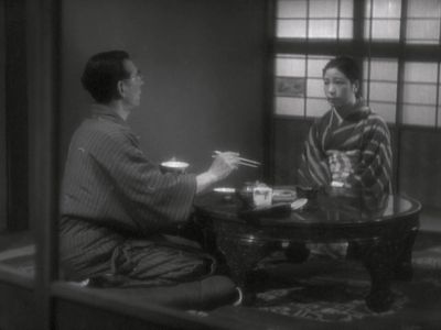Benkei Shiganoya and Shizuko Takizawa in Osaka Elegy (1936)