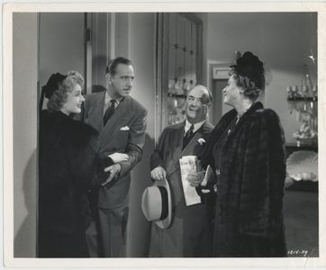 Melvyn Douglas, Dick Elliott, Norma Shearer, and Jessamine Newcombe in We Were Dancing (1942)