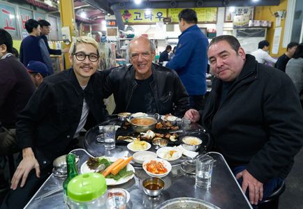 Shep Gordon, Emeril Lagasse, and Danny Bowien in Eat the World with Emeril Lagasse (2016)