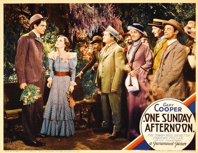 Gary Cooper, Clara Blandick, James Bradbury Jr., James P. Burtis, and Frances Fuller in One Sunday Afternoon (1933)