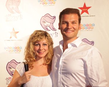 Christian Magdu with screenwriter Christin Maroun, Red Carpet Event for Beatrice Prochazka at Geisha House in Hollywood 