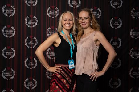 Salla Lintonen and Juulia Klemola at the Finnish Film Affair 2019