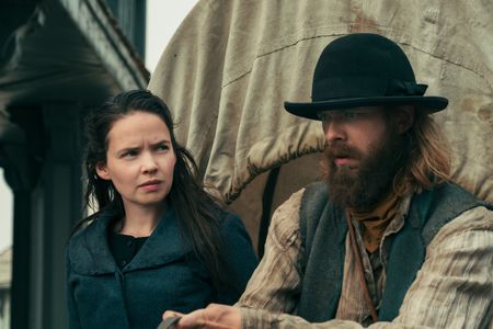 Eileen O'Higgins and Roger LeBlanc in Billy the Kid (2022)