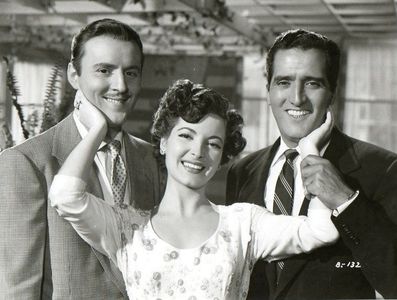 Alma Rosa Aguirre, Manolo Fábregas, and Abel Salazar in La miel se fue de la luna (1952)