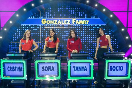 Sofia Romualdez, Tanya Gonzalez, Rocio Gonzalez, and Cristina Gonzales in Family Feud Philippines (2022)