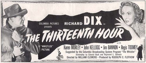 Richard Dix and Karen Morley in The Thirteenth Hour (1947)