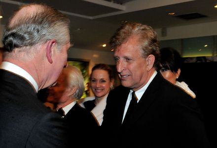 Joe Roth and King Charles III at an event for Alice in Wonderland (2010)