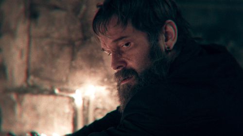Screenshot of Daniel Stisen as J.B Priest in Clay's Redemption