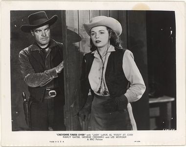 Nancy Gates and John Merton in Cheyenne Takes Over (1947)