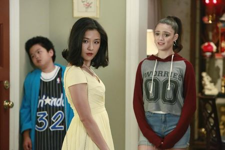 Constance Wu, Luna Blaise, and Hudson Yang in Fresh Off the Boat (2015)