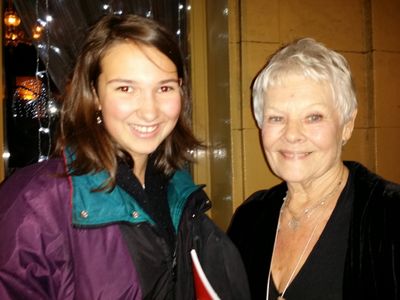 Judi Dench and Lucy Angelo