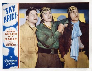 Richard Arlen, Tom Douglas, and Jack Oakie in Sky Bride (1932)