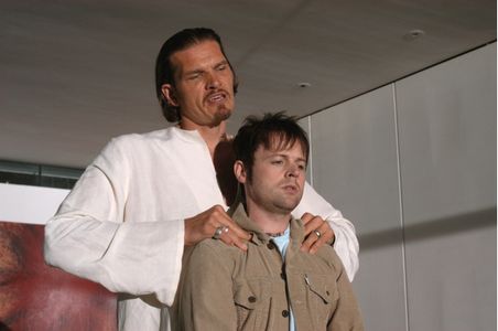 Declan Donnelly and Götz Otto in Alien Autopsy (2006)