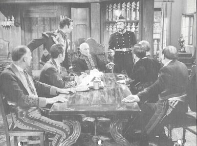 Edmund Cobb, Leander De Cordova, Reed Hadley, John Merton, and C. Montague Shaw in Zorro's Fighting Legion (1939)
