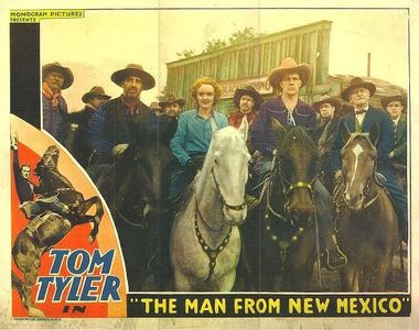 Silver Tip Baker, Caryl Lincoln, Lafe McKee, Jack Richardson, Tom Tyler, and Blackie Whiteford in The Man from New Mexic