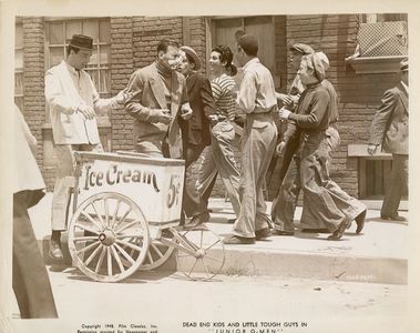 Gabriel Dell, David Gorcey, Huntz Hall, Billy Halop, and Bernard Punsly in Junior G-Men of the Air (1942)