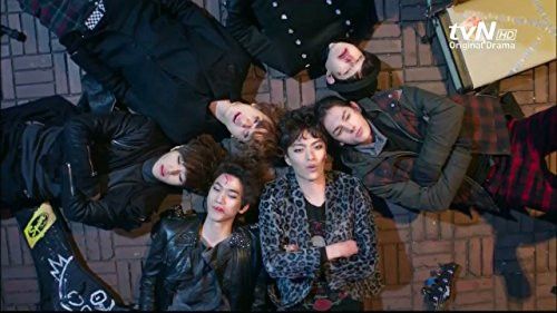Lee Min-ki, Myung-Soo Kim, Sung Jun, Hyun Jae Lee, Kim Min-Suk, and Yoo Min-Kyu in Shut Up Flower Boy Band (2012)