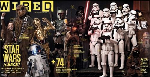 Stone Eisenmann as a Jawa on the cover of Wired magazine