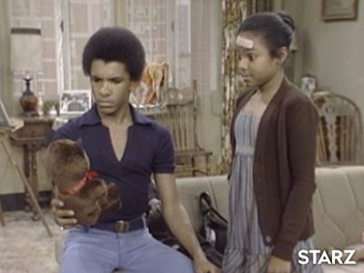 Janet Jackson and Ralph Carter in Good Times (1974)