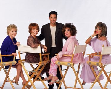 Elizabeth Taylor, Shirley MacLaine, Joan Collins, Debbie Reynolds, and Jonathan Silverman in These Old Broads (2001)