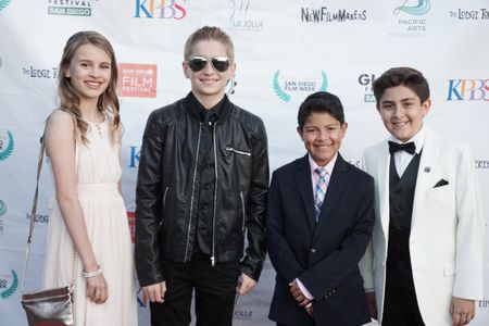 Isabella Cuda, Austin Oesterling, Robby Perez, and Gage Magosin at an event for 5th Annual San Diego Film Awards (2018)