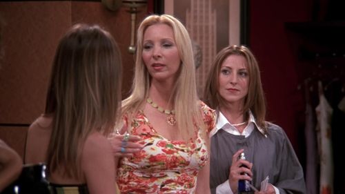 Jennifer Aniston, Lisa Kudrow, and Kim Harris in Friends (1994)
