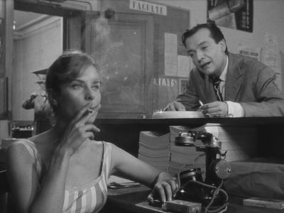 Claude Cerval and Juliette Mayniel in The Cousins (1959)