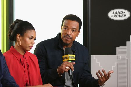 Regina Hall and Russell Hornsby at an event for The Hate U Give (2018)