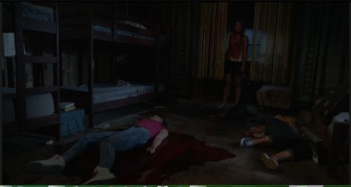Elizabeth Mitchell, Jenna Berman, and Elizabeth Lail in Dead of Summer (2016)