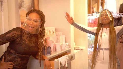 Cynthia Bailey and LaToya Forever in The Real Housewives of Atlanta (2008)