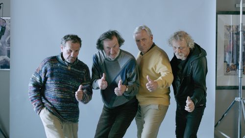 Marián Geisberg, Karel Hermánek, Bolek Polívka, and Miroslav Krobot in Revival (2013)
