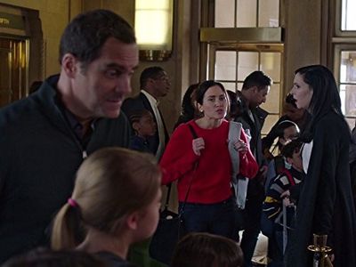 Jill Kargman, Andy Buckley, and K.K. Glick in Odd Mom Out (2015)