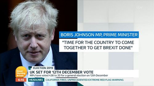 Boris Johnson in Good Morning Britain: Episode dated 30 October 2019 (2019)