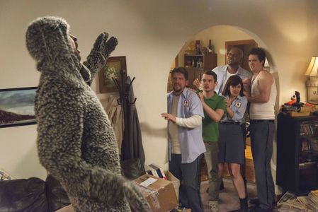 Elijah Wood, Zachary Knighton, Jason Gann, Jim Mahoney, and Dixie Perkinson in Wilfred (2011)