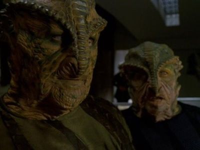 Christopher Liam Moore and Henry Woronicz in Star Trek: Voyager (1995)