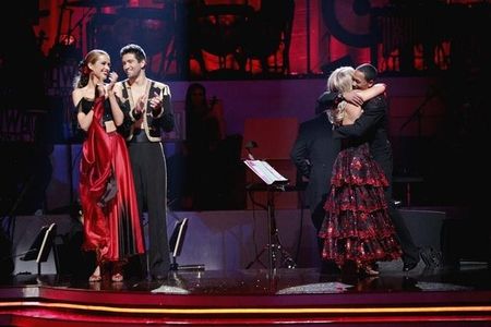 Romeo Miller, Petra Nemcova, Dmitry Chaplin, and Chelsie Hightower in Dancing with the Stars (2005)