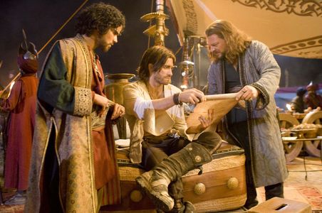 Richard Coyle, Jake Gyllenhaal, and Reece Ritchie in Prince of Persia: The Sands of Time (2010)