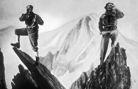 Leni Riefenstahl and Sepp Rist in S. O. S. Iceberg (1933)