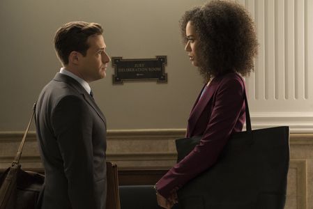 Ben Rappaport and Jasmin Savoy Brown in For The People (2018)