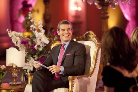 Andy Cohen, Lisa Vanderpump, and Taylor Armstrong in The Real Housewives of Beverly Hills (2010)