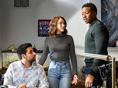 Suraj Sharma, Violett Beane, and Brandon Micheal Hall in God Friended Me: Almost Famous (2020)