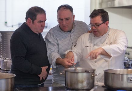 Emeril Lagasse, José Andrés, and Marcos Morán in Eat the World with Emeril Lagasse (2016)