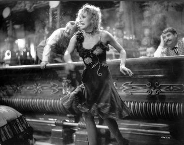 Marlene Dietrich and Billy Gilbert in Destry Rides Again (1939)