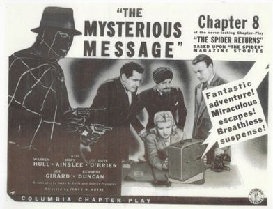 Mary Ainslee, Kenne Duncan, Corbet Morris, Warren Hull, and Dave O'Brien in The Spider Returns (1941)